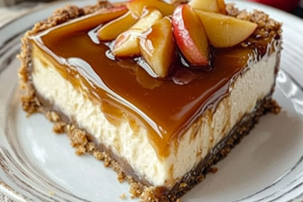 Caramel Apple Cheesecake!