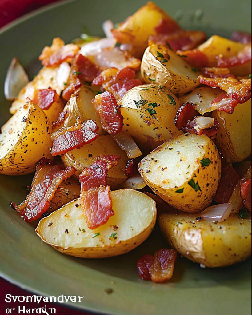 Oven Fried Potatoes and Onions