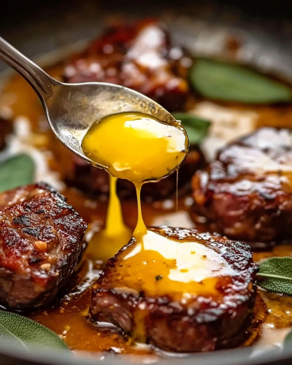 Delicious Veal Saltimbocca with prosciutto and sage on a plate