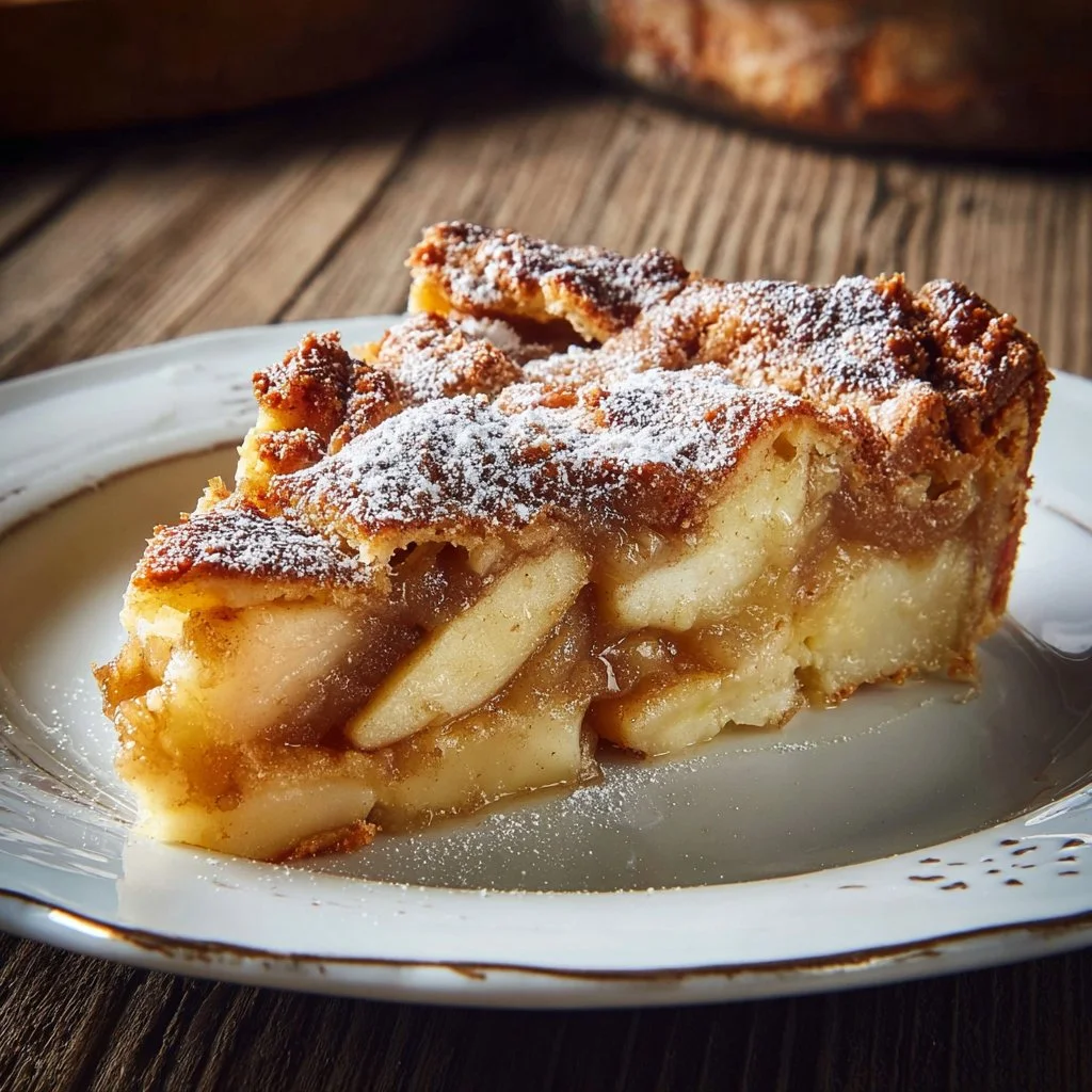 Delicious apple pie cake recipe by Jamie Oliver